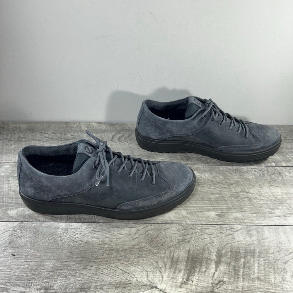 ECCO Men’s Soft 7 Tred Gore-Tex Tie Gray Leather Mens Shoes 45010450869 Size 11
